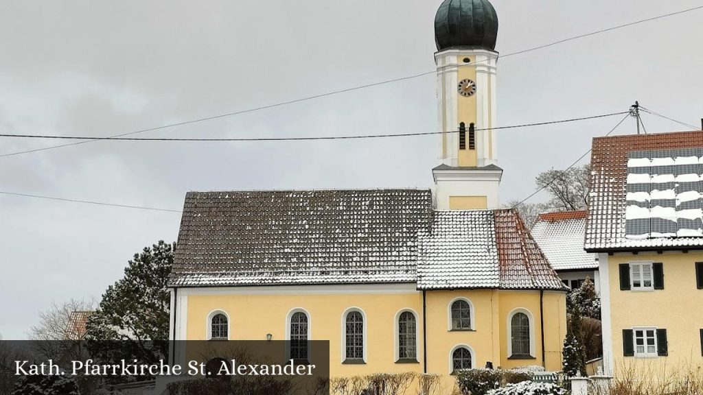 Kath. Pfarrkirche St. Alexander - Schmiechen (Bayern)