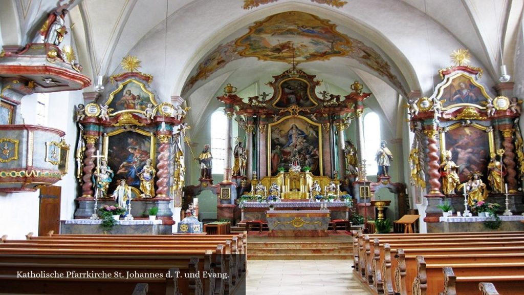 Katholische Pfarrkirche St. Johannes d. T. und Evang. - Steinkirchen (Bayern)