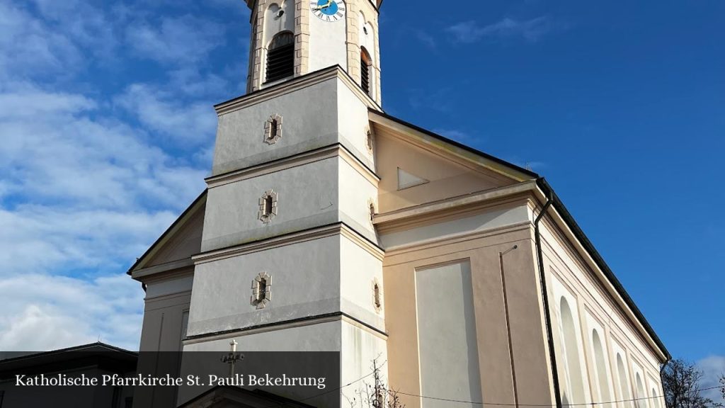 Katholische Pfarrkirche St. Pauli Bekehrung - Taufkirchen (Vils) (Bayern)