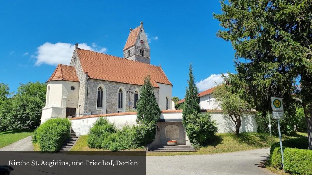 Kirche St. Aegidius, und Friedhof, Dorfen - Aßling (Bayern)