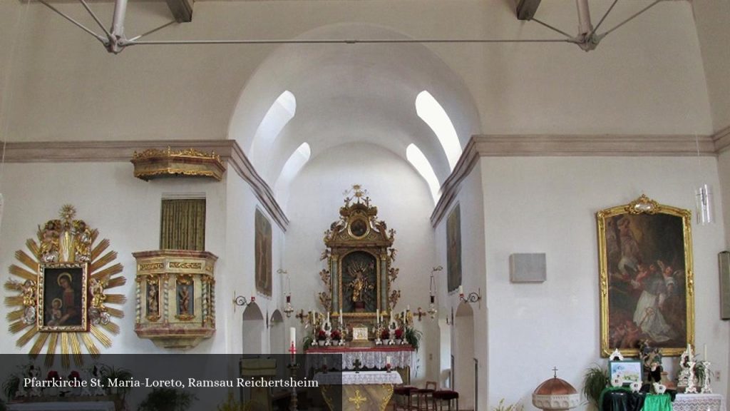 Pfarrkirche St. Maria-Loreto, Ramsau Reichertsheim - Reichertsheim (Bayern)