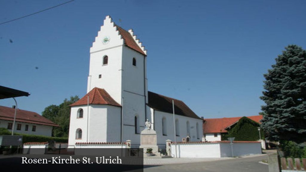 Rosen-Kirche St. Ulrich - Velden (Bayern)